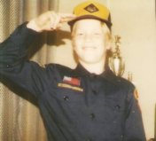 Jeff as a cub scout