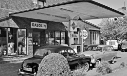 gas station
